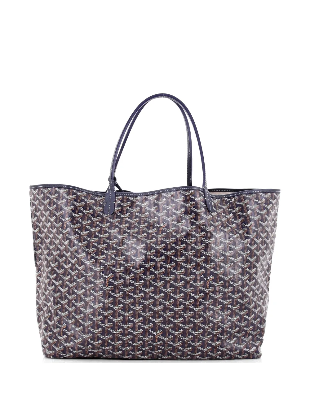 Goyard Pre-Owned Borsa tote Saint Louis GM in tela cerata - Blu