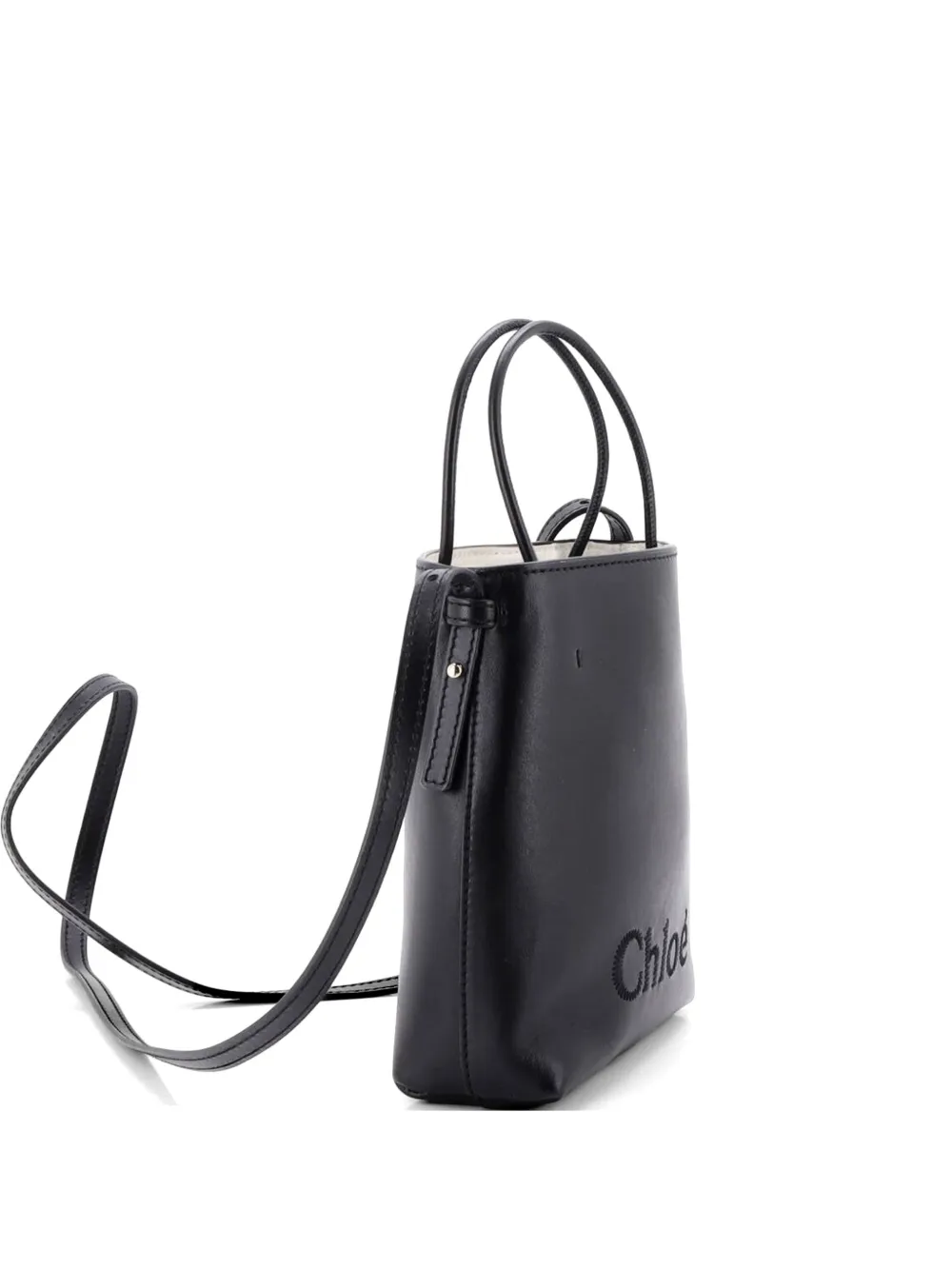 Chloé Pre-Owned Borsa a tracolla Sense Tote micro - Nero