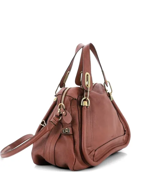 Chloé Pre-Owned bolsa de hombro Paraty mediana de piel capitonada