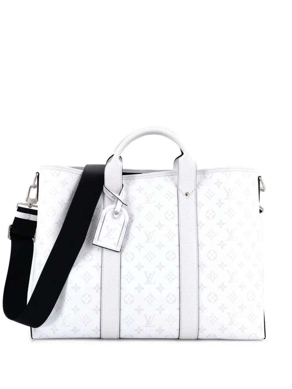 Louis Vuitton Pre-Owned Borsa tote Weekend NM Monogram Taigarama - Bianco
