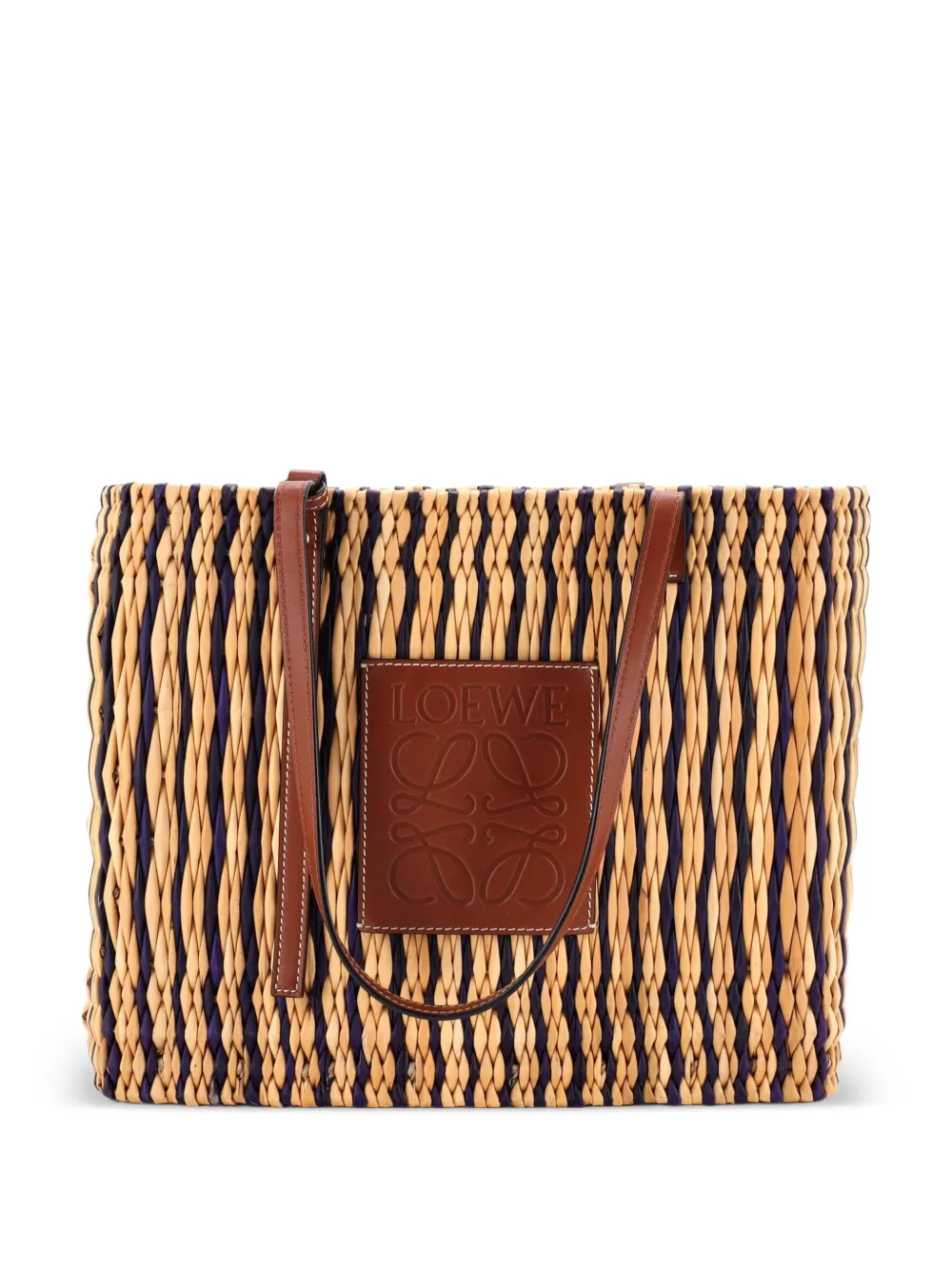 Loewe Pre-Owned Borsa tote Ibiza piccola - Marrone