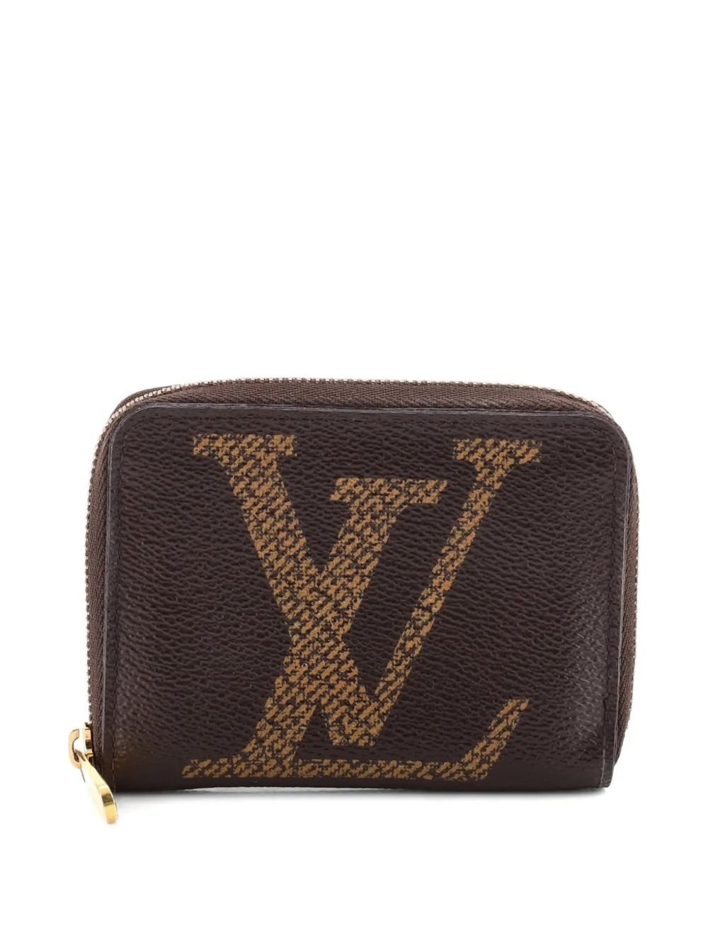 Louis Vuitton Pre-Owned Zippy Coin Purse Reverse Monogram Giant Clutch - Braun