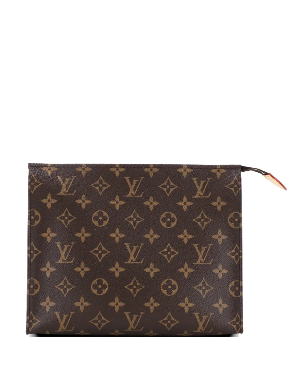 Louis Vuitton Pre-Owned Clutch Toiletry Pouch 26 in tela con monogramma - Marrone