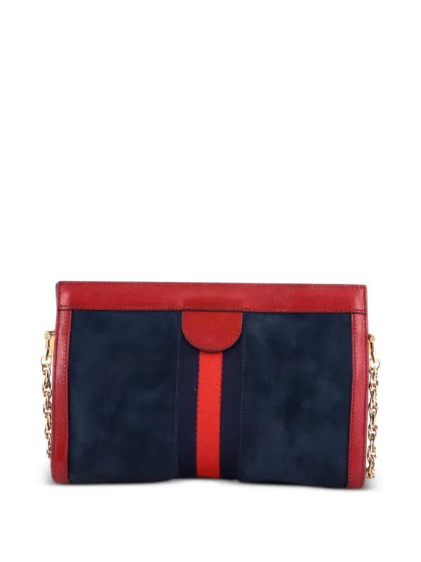 Gucci Pre-Owned オフィディア チェーン スエード スモール ショルダー 