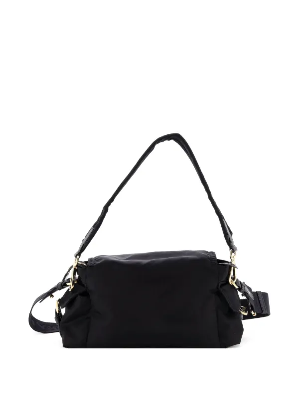 Prada Pre-Owned Explore Re-Nylon Medium Shoulder Bag | Black