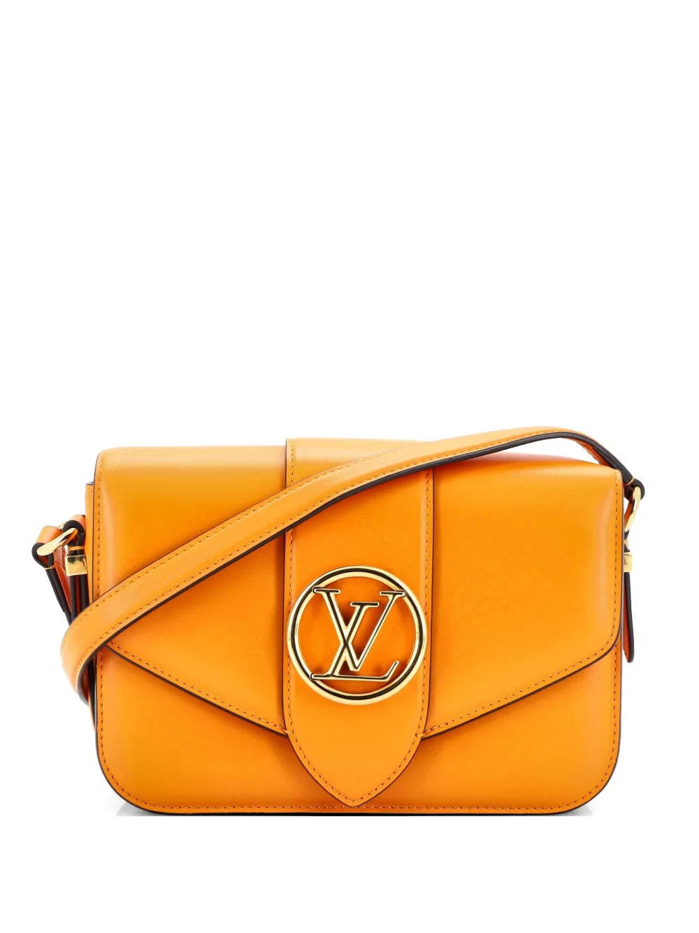 Louis Vuitton Pre-Owned Borsa a tracolla LV Pont 9 in pelle - Arancione