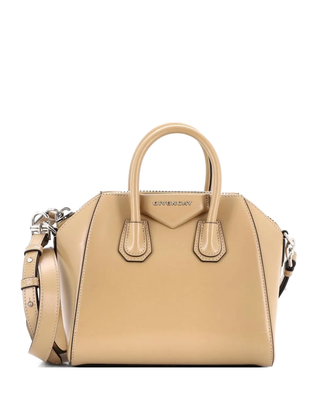 Givenchy Pre-Owned Borsa a tracolla Antigona mini in pelle lucida - Toni neutri