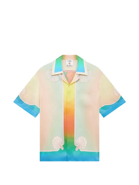 Casablanca Lucid Dreams graphic-print silk shirt