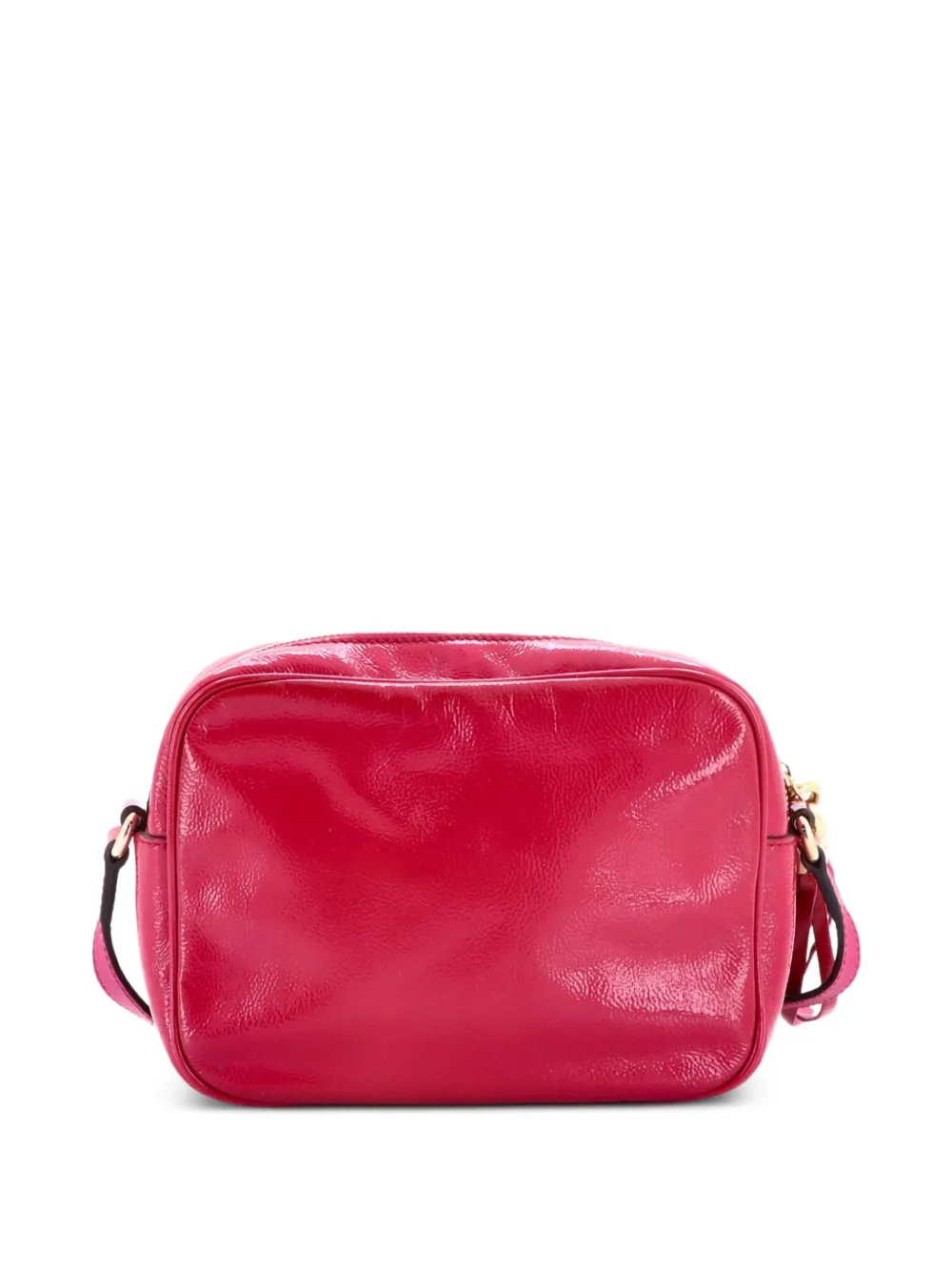 Gucci Pre-owned Soho Disco Patent Small Crossbody Bag in Pink, view 2