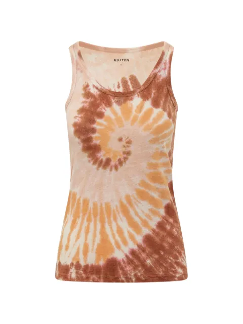 kujten tie-dye tank top