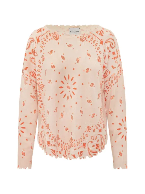 kujten paisley-pattern sweatshirt