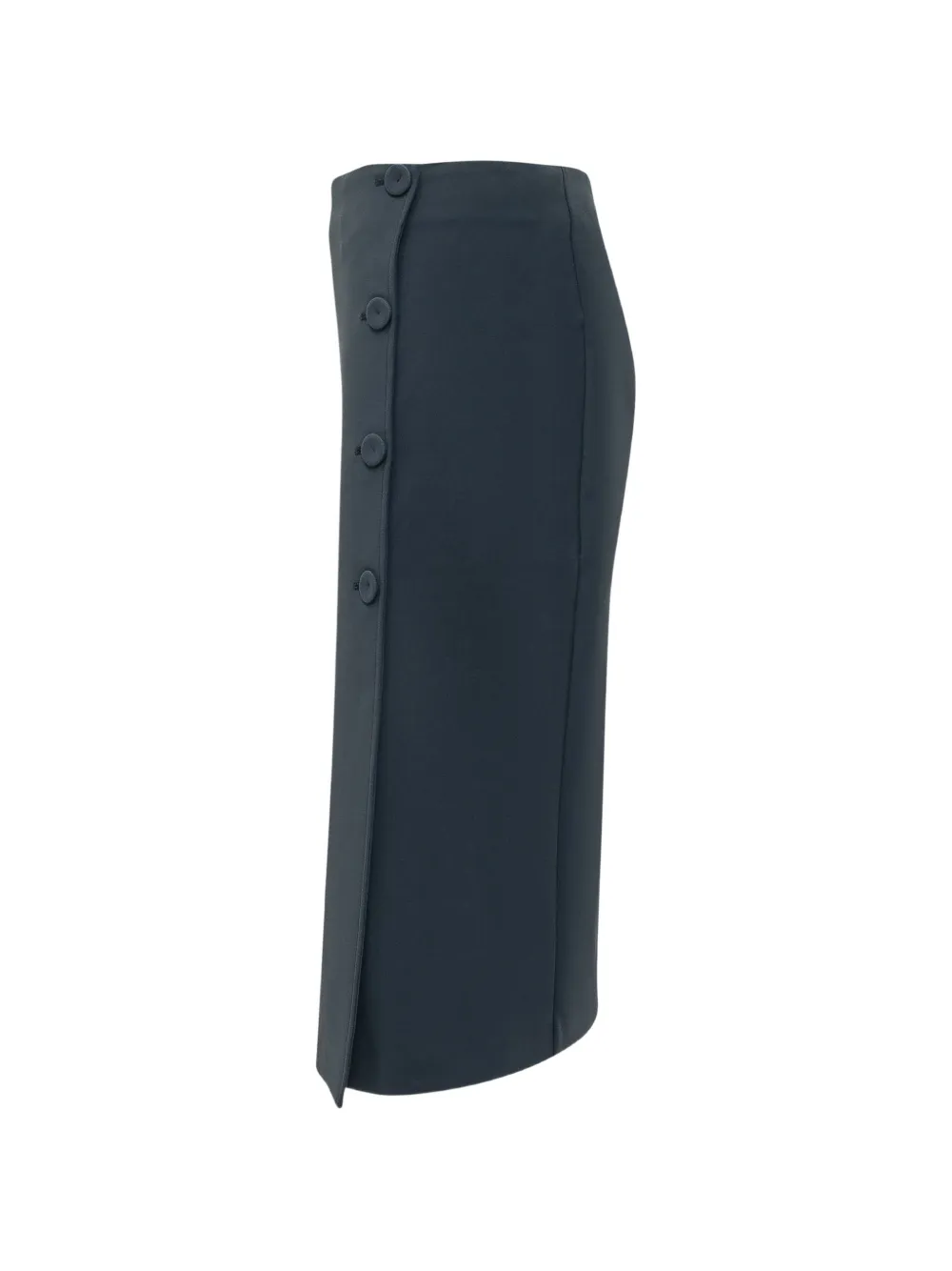 PINKO Midi-rok met knoopdetail Blauw
