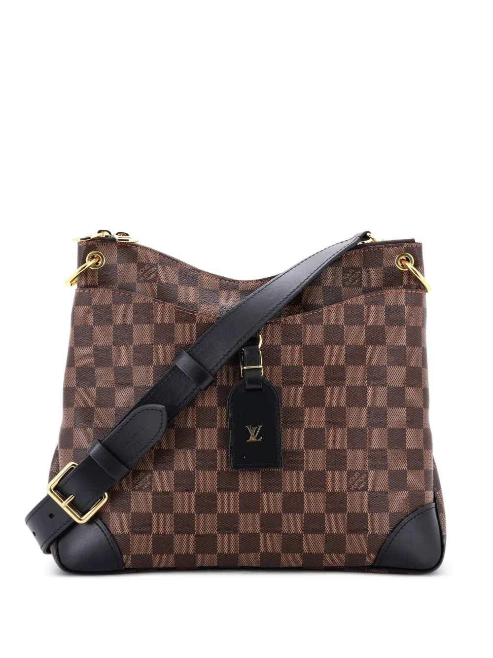Louis Vuitton Pre-Owned Borsa a tracolla Odeon NM MM Damier - Marrone