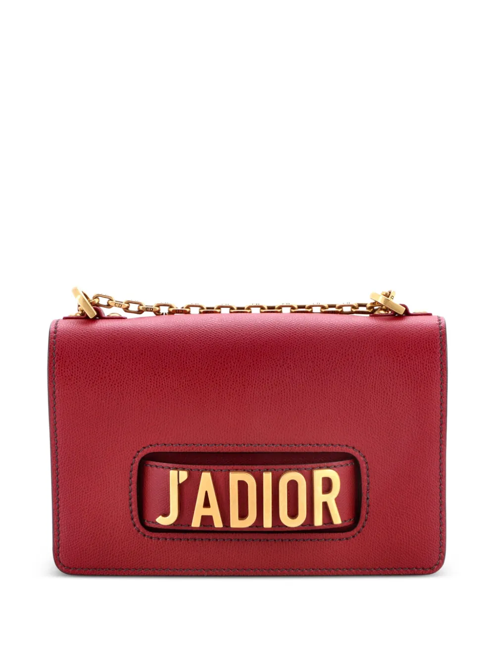 Christian Dior Pre-Owned Borsa a tracolla J'Adior media in pelle con battente - Rosso