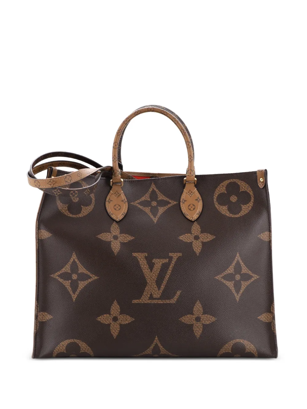 Louis Vuitton Pre-Owned Borsa tote OnTheGo Reverse Monogram Giant GM - Marrone