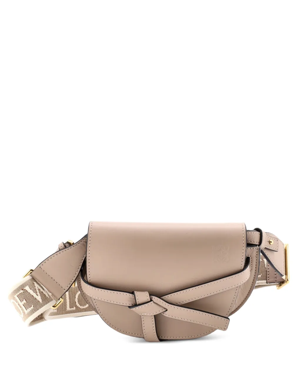 Loewe Pre-Owned Borsa a spalla Gate Dual mini in pelle con tracolla - Toni neutri