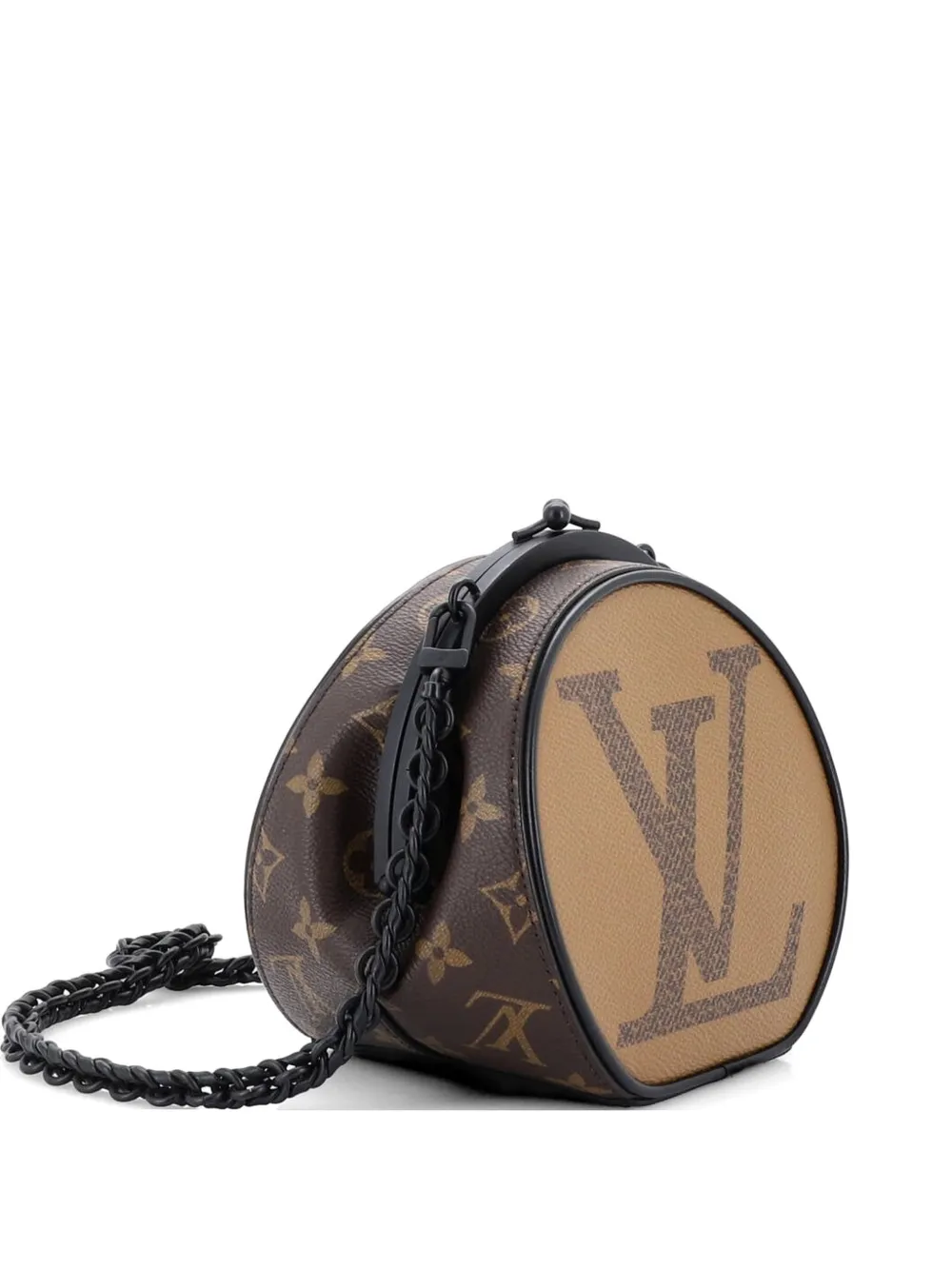 Louis Vuitton Pre-Owned Borsa a spalla Boursicot Boite Chapeau in tela Monogram Reverse Giant - Marrone