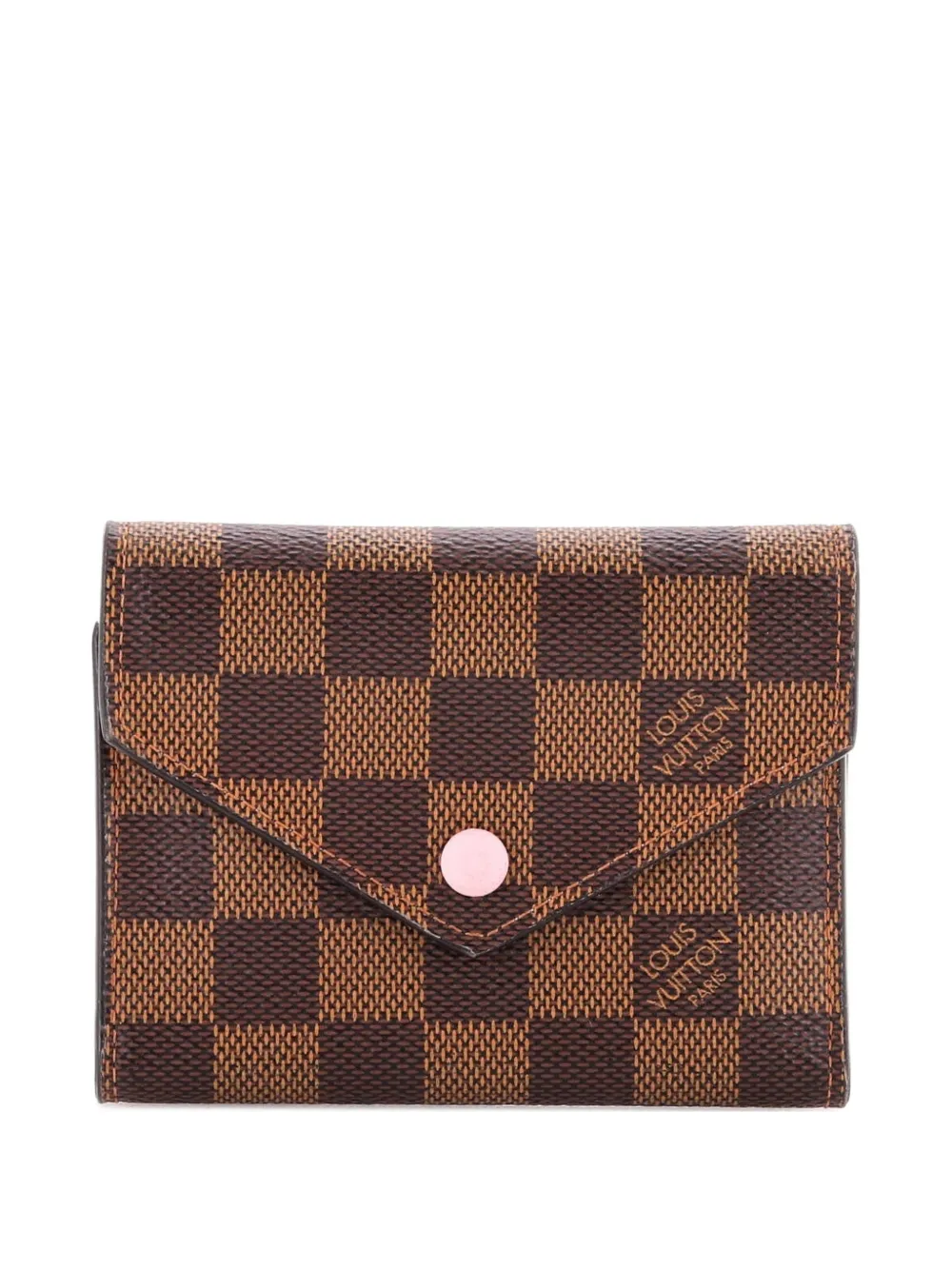 Louis Vuitton Pre-Owned Portafoglio Victorine Wallet Damier piccolo - Marrone