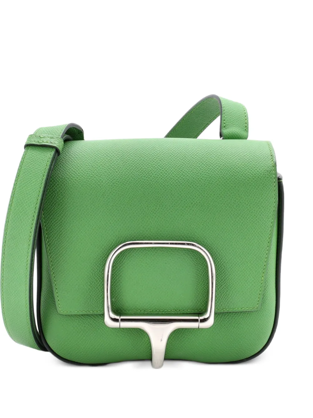 Hermès Pre-Owned Della Cavalleria Shoulder Bag Epsom Mini crossbody bag - Green