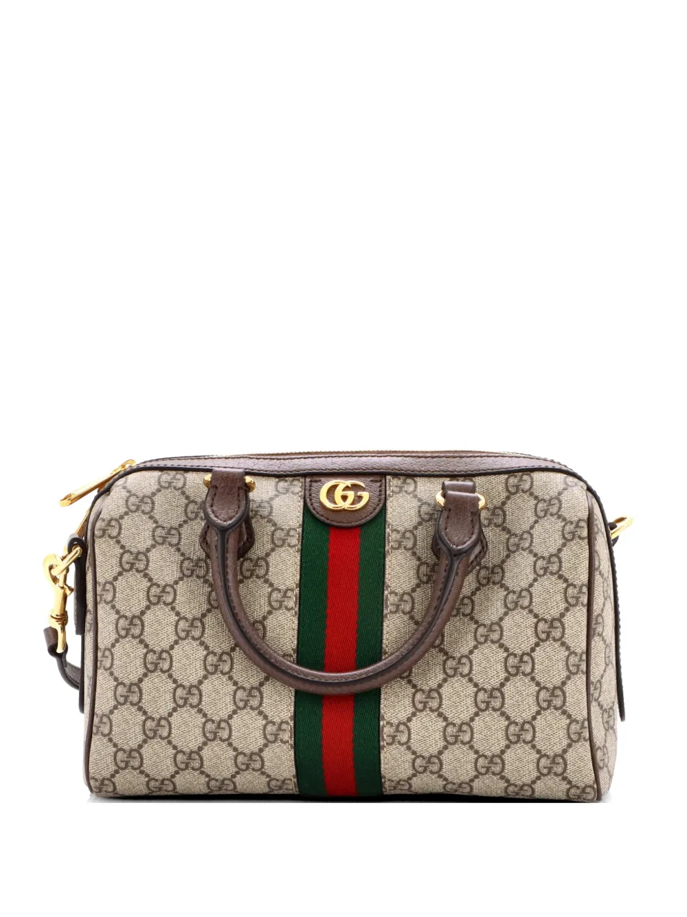 Gucci Pre-Owned Borsa a tracolla Ophidia Convertible Boston - Marrone