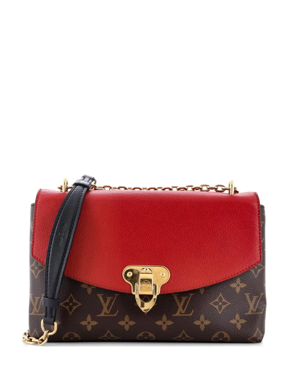 Louis Vuitton Pre-Owned Borsa a mano Saint Placide in pelle e tela con monogramma - Marrone