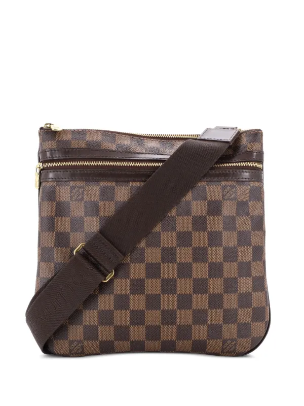 Louis Vuitton Pre-owned Bosphore Pochette Damier Crossbody Bag in Brown