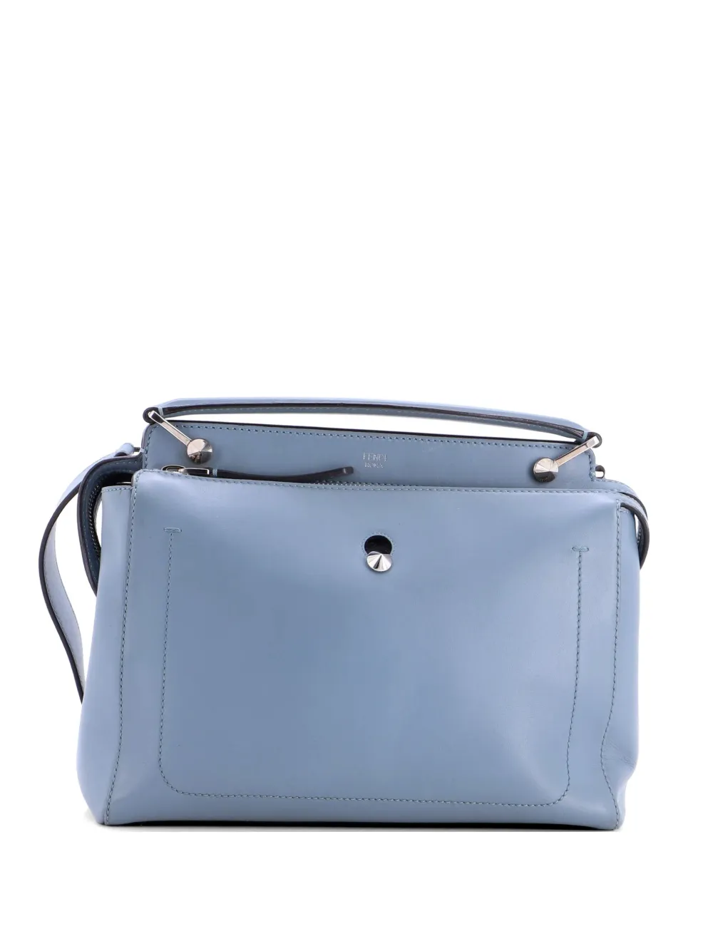 Fendi Pre-Owned DotCom Convertible Leather Medium satchel - Blue