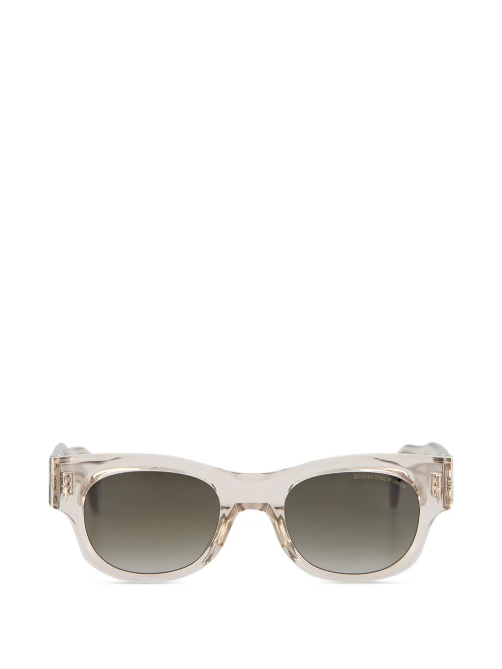 Cutler & Gross x The Great Frog Halen square-frame sunglasses - Nude