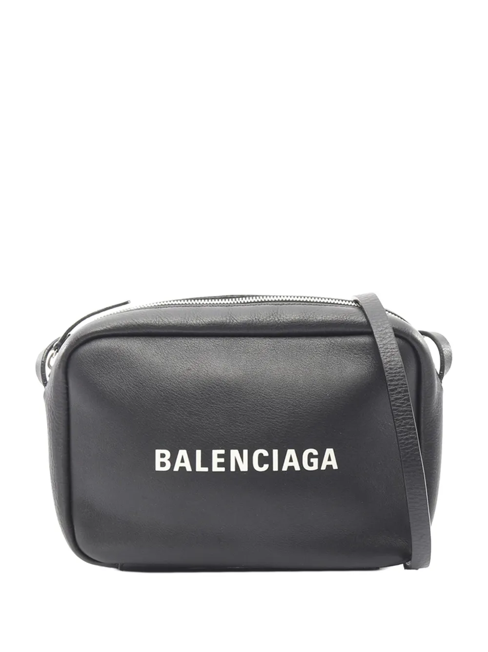 Balenciaga Pre-Owned 2010-2026 Leather Logo Everyday Camera Bag S crossbody bag - Nero