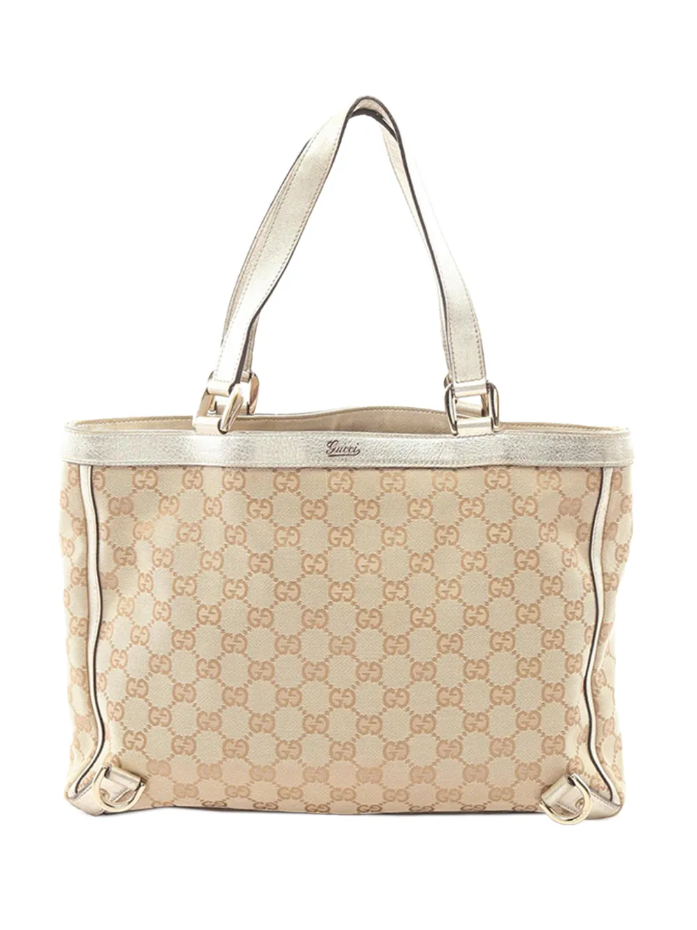 Gucci Pre-Owned 2000-2015 GG Canvas Abbey D Ring tote bag - Toni neutri