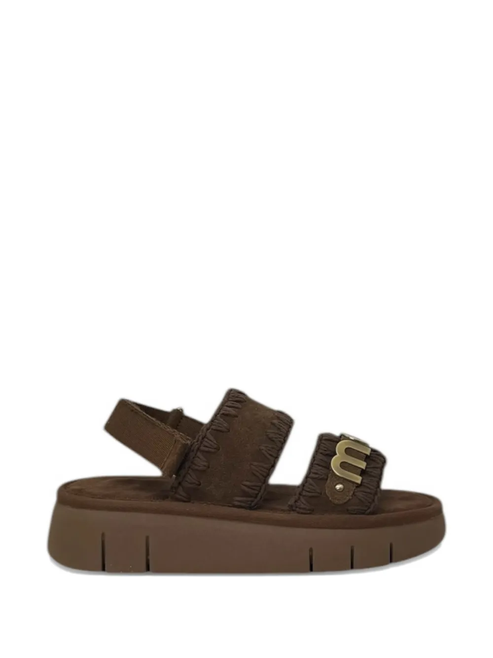 Mou Bounce logo-plaque sandals Bruin