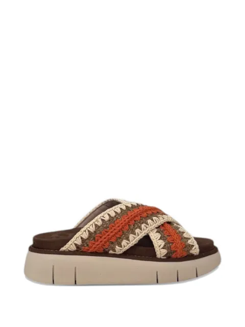 Mou Bounce woven-straps sandals