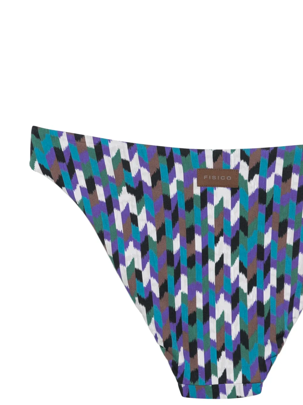 Fisico Bikini met geometrische print Blauw