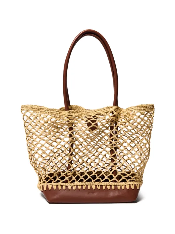 Simkhai Caspian Tote Bag in Neutrals