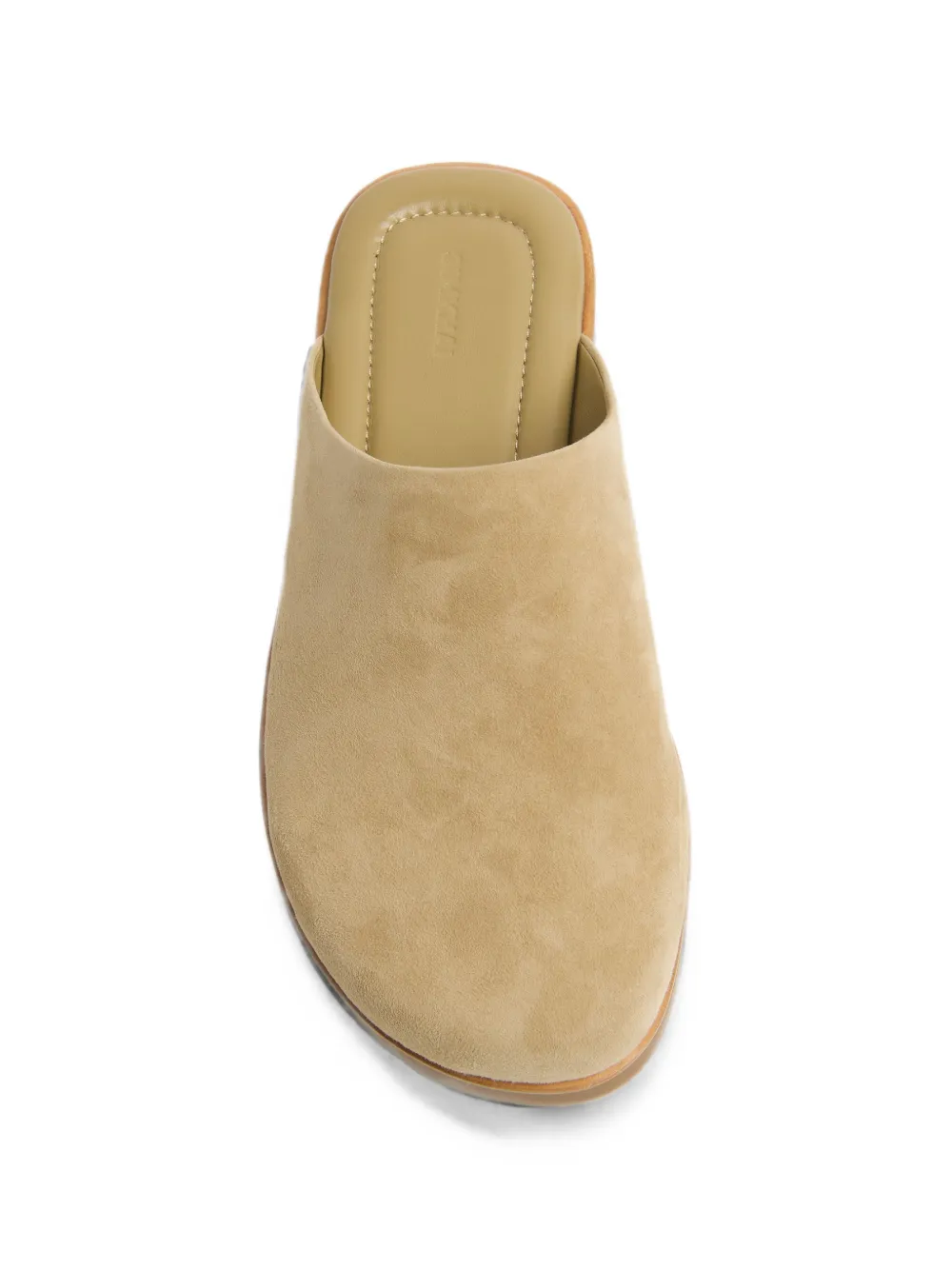 SIMKHAI Emery suede clogs Beige