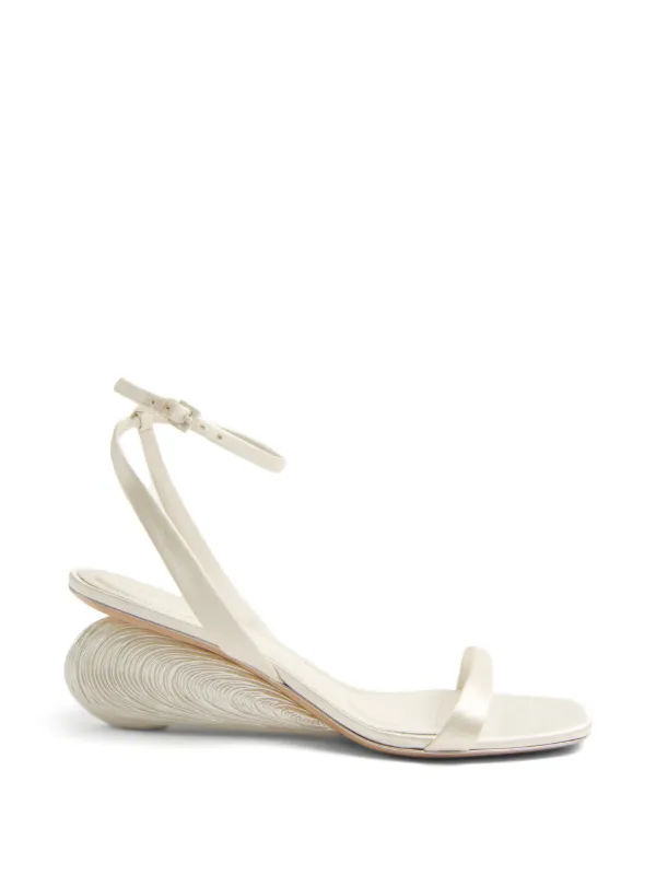Simkhai Bridget Wedge Sandals in White
