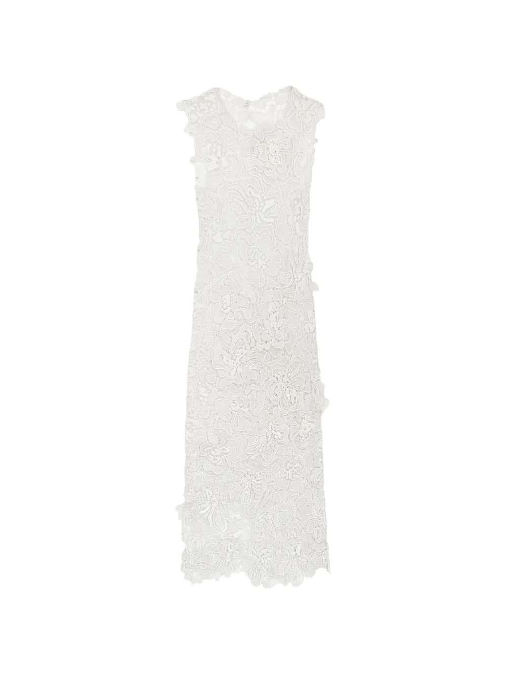 Simkhai Dahlia floral-lace midi dress - Weiß