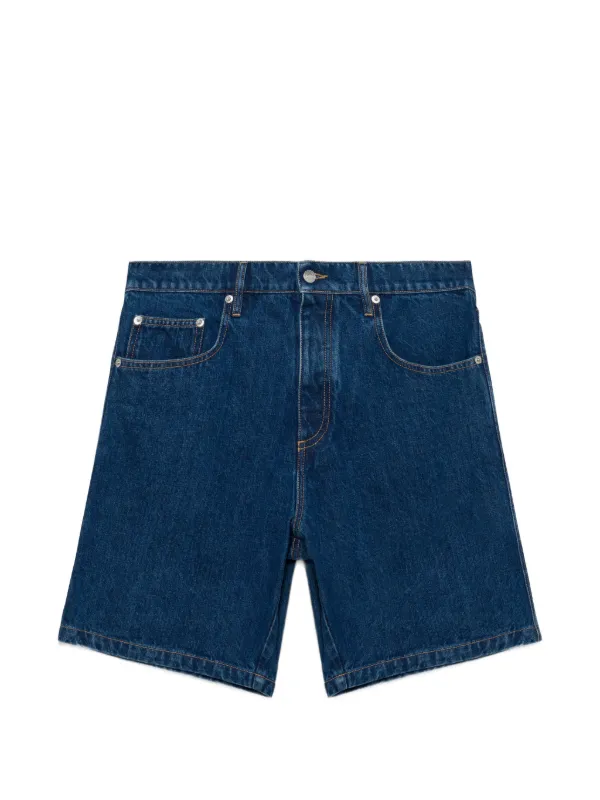 Simkhai Lorcan Denim Shorts in Blue