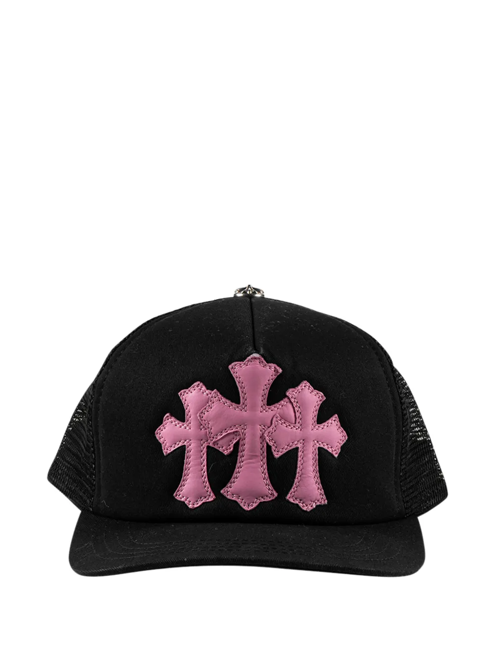 Chrome Hearts Cemetery Cross trucker hat - Schwarz