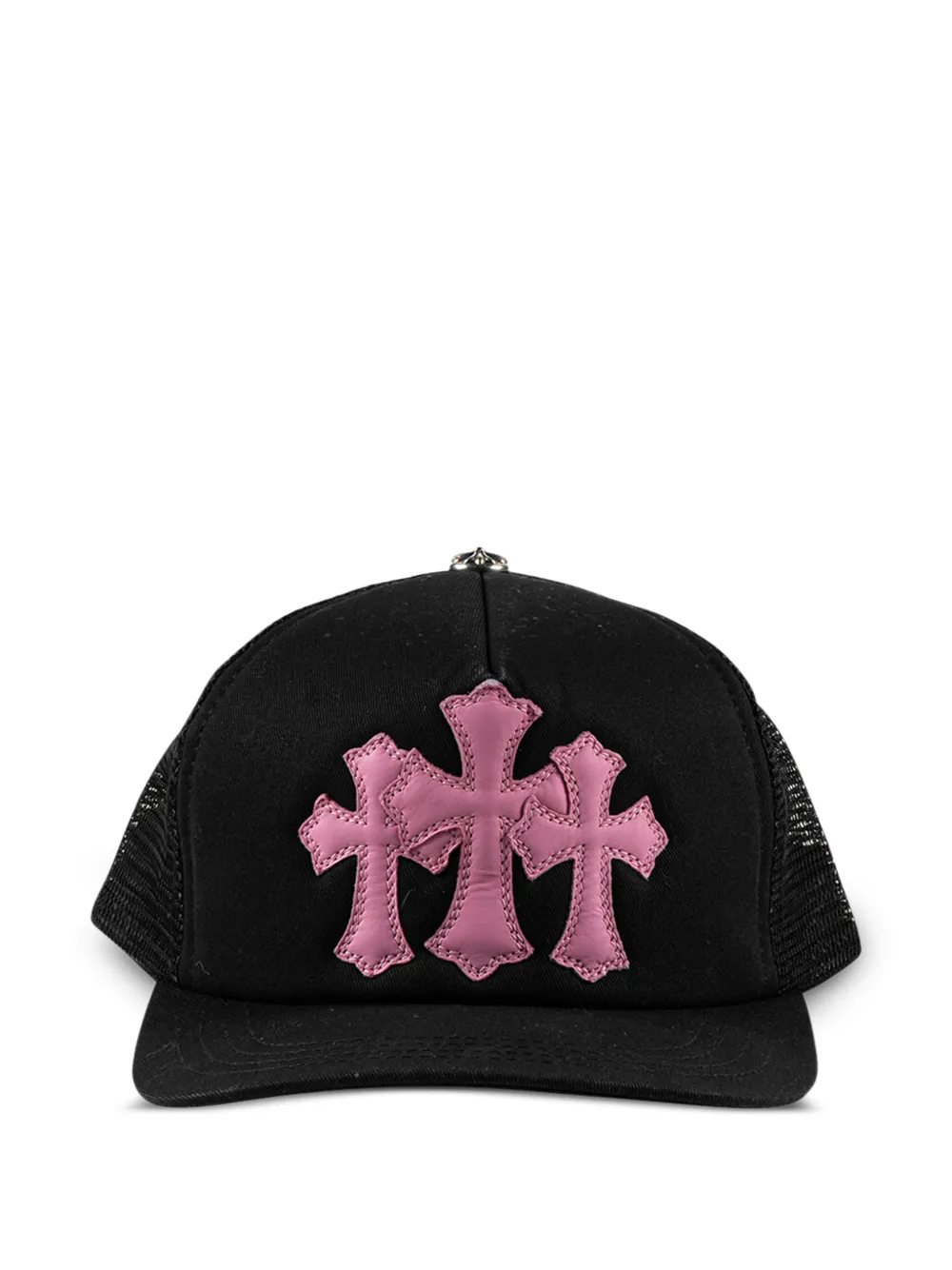 Chrome Hearts Cemetery Cross trucker hat - Nero