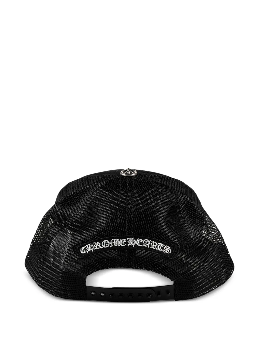 Chrome Hearts Cemetery Cross Trucker Hat | Black | FARFETCH