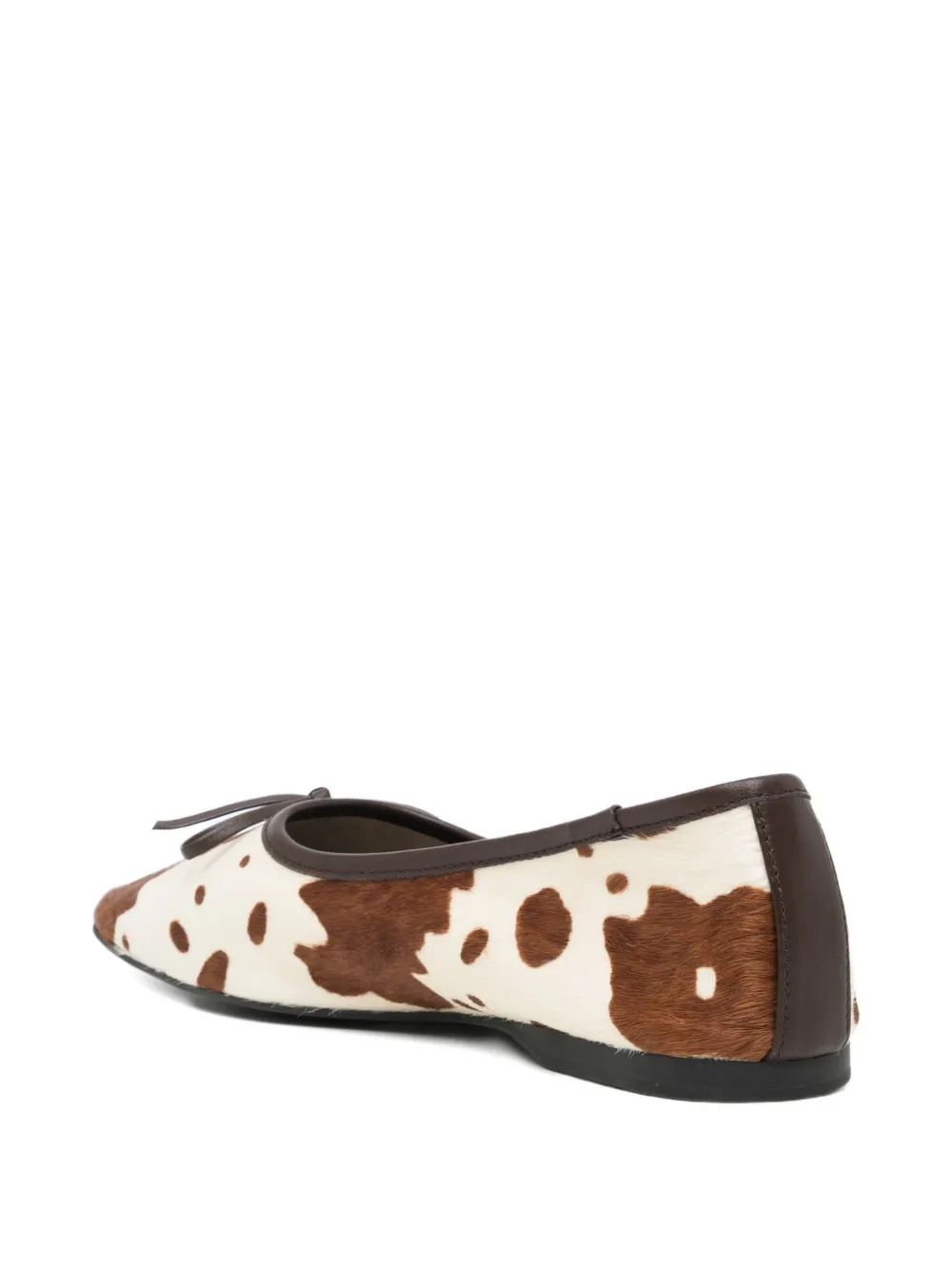 Senso Becca VI cow-print ballet flats Beige