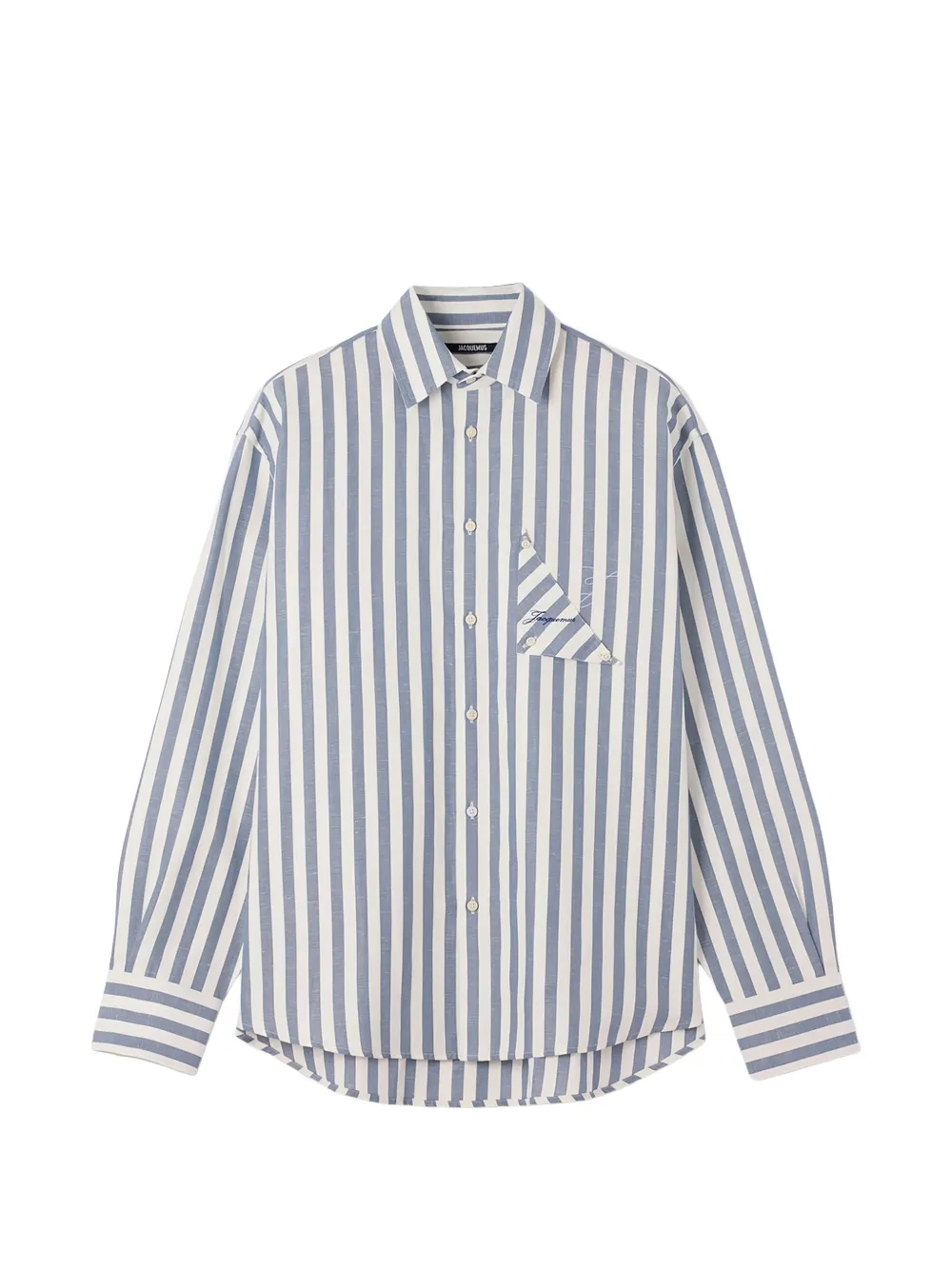 Jacquemus The Voilier striped jacquard shirt - Blue