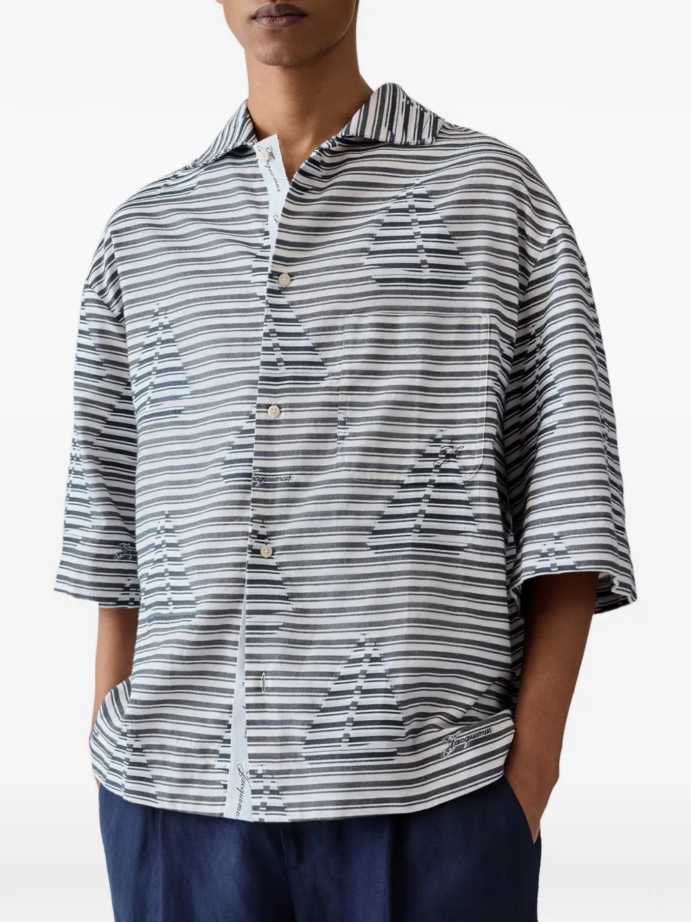 Jacquemus The Plage overhemd Wit