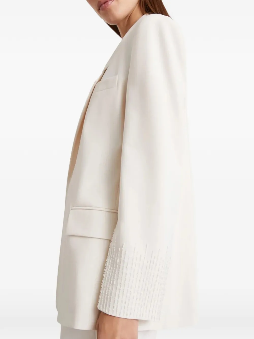 Marella Blazer verfraaid met kralen Wit