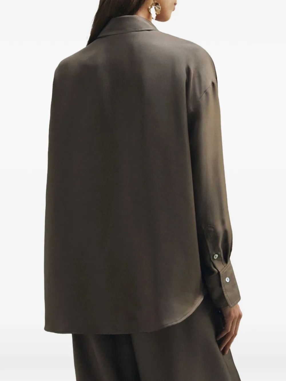 Marella Button-up overhemd Bruin