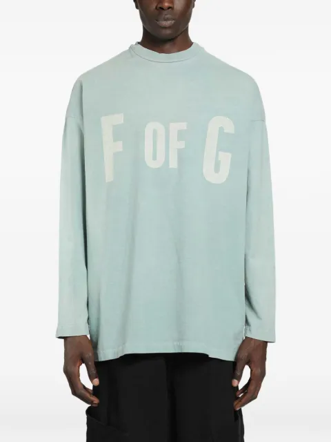 Fear Of God playera estampada manga larga