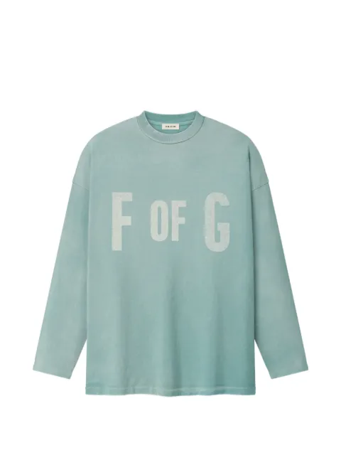 Fear Of God playera estampada manga larga