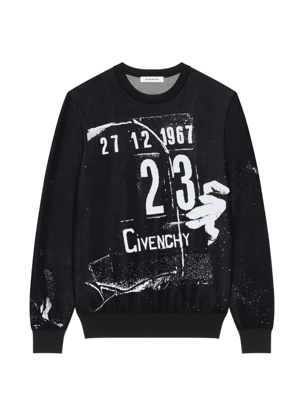 Givenchy suéter tejido con logo estampado | negro | Image 1