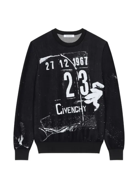 Givenchy logo-print knitted sweater